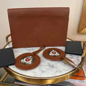 Set of Vintage Oceania Club Travel Bag, 2 Collector's Luggage Tags, 2 ID Holder